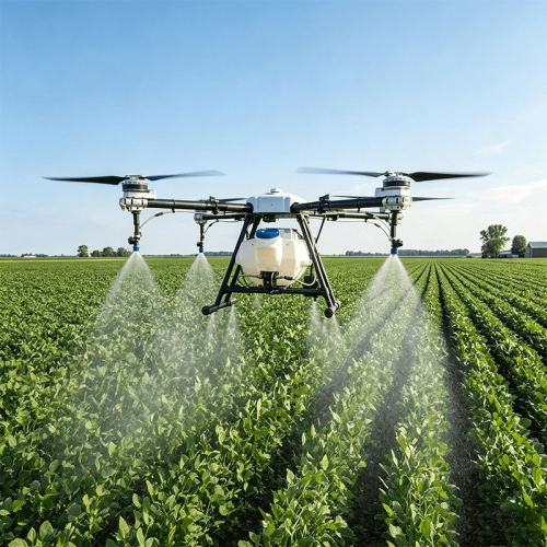 Small plant protection drones
