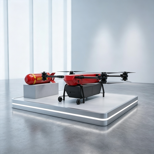 Heavy-duty firefighting drones